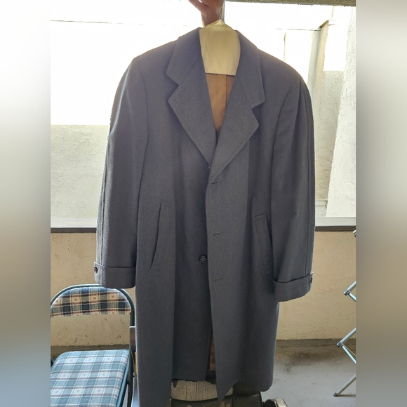 Vintage Custom Tailor Made Men's Classic Gray Blazer Size XL